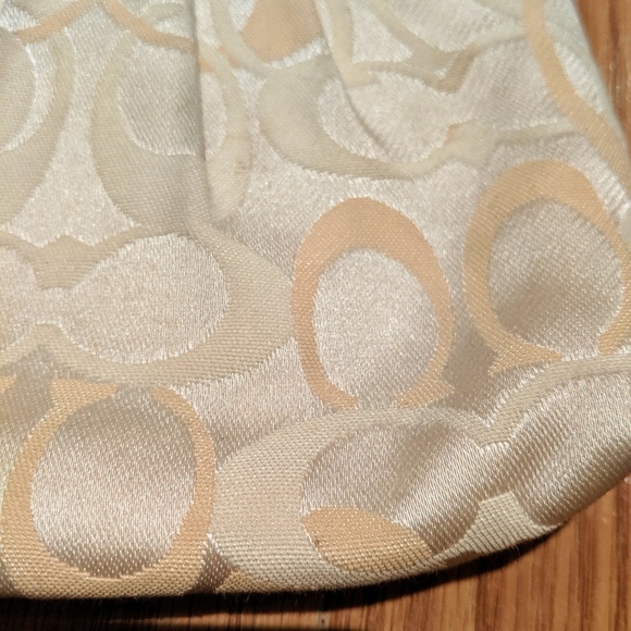 Cream Coach Wristlet - Picture 3 of 3